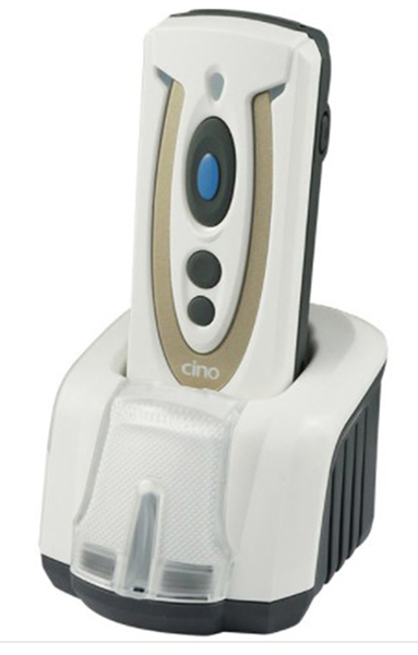 IP65準拠の防塵防滴性能ワイヤレスQRコードリーダー 充電通信クレードルセット