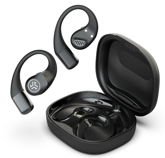 ワイヤレスイヤホン Epic Open Sport Air Conduction Wireless Earbuds Black