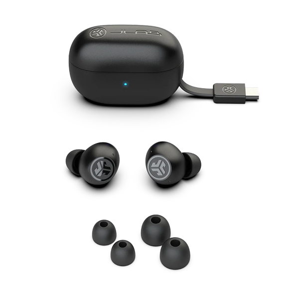 ワイヤレスイヤホン Go Pop ANC True Wireless Earbuds Black