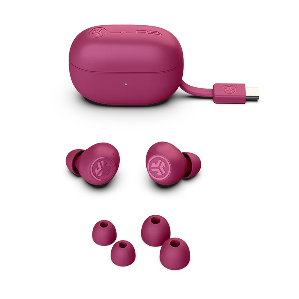 ワイヤレスイヤホン Go Pop ANC True Wireless Earbuds Fuschia