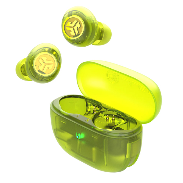 ワイヤレスイヤホン Go Pop ANC True Wireless Earbuds Clear Bright Green
