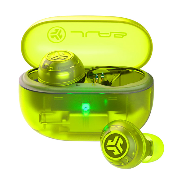 ワイヤレスイヤホン Go Pop ANC True Wireless Earbuds Clear Bright Green