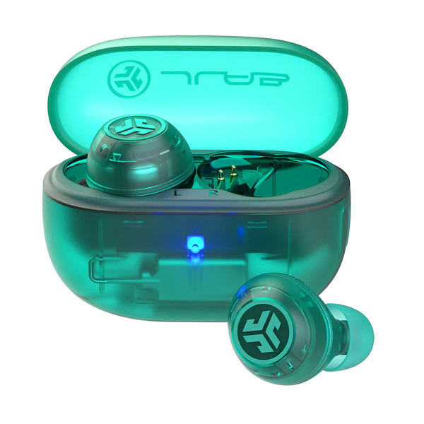 ワイヤレスイヤホン Go Pop ANC True Wireless Earbuds Clear Teal Green