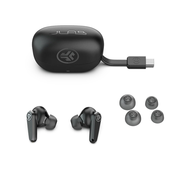 ワイヤレスイヤホン Go Pods ANC True Wireless Earbuds Midnight Black