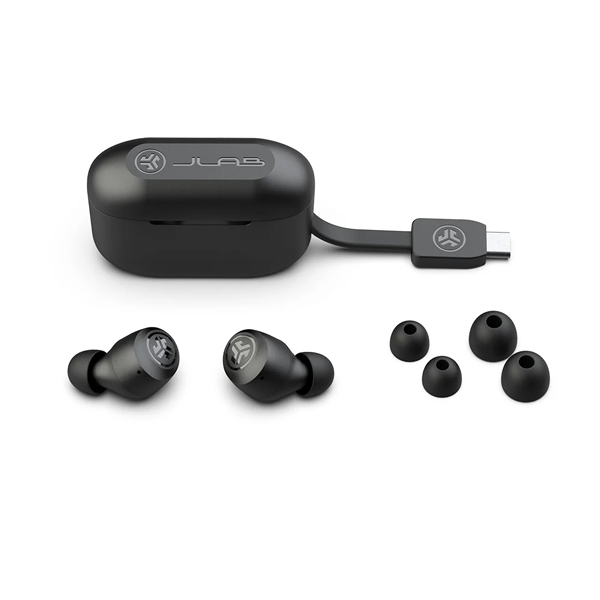 ワイヤレスイヤホン GO Pop+ True Wireless Earbuds Black