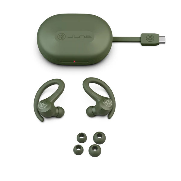 ワイヤレスイヤホン Go Sport+ True Wireless Earbuds Green