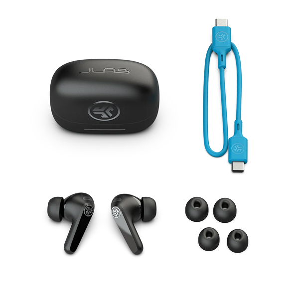 ワイヤレスイヤホン JBuds Pods ANC True Wireless Earbuds Midnight Black