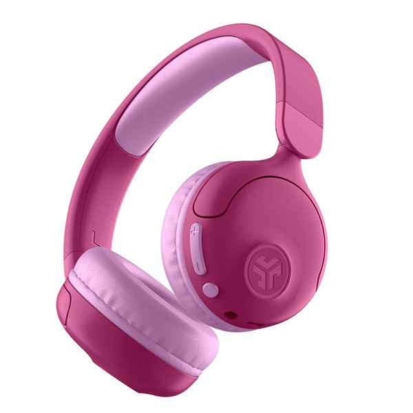 キッズヘッドホン JBuddies Pop 2 in 1 Wireless + Wired Kids Headphones Pink