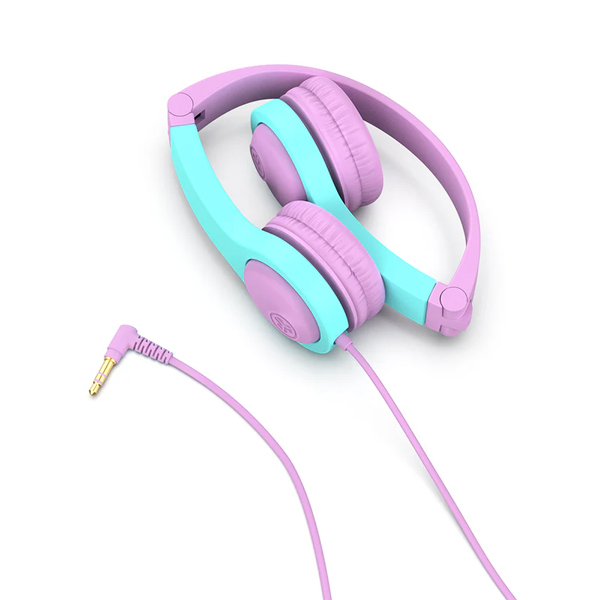 キッズヘッドホン JBuddies Folding Kids Headphones Pink/Teal
