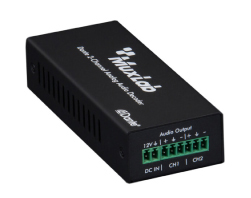 Dante対応2chアナログオーディオデコーダー