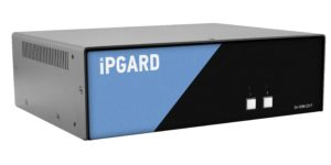 DisplayPort/HDMIデュアルディスプレイ対応2ポートセキュアKVMスイッチ