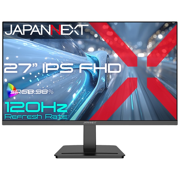 液晶ディスプレイ 27型/1920×1080/HDMI×1、DP×1/ブラック/スピーカー有/2年保証