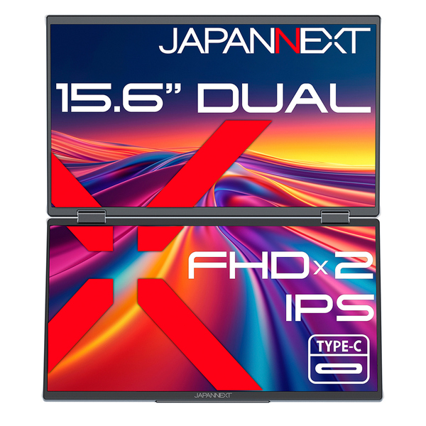 液晶ディスプレイ 15.6型/1920×1080/HDMI×1、USB-C×1/ブラック/スピーカー有/2年保証