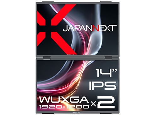 液晶ディスプレイ 14型/1920×1200/miniHDMI×2、USB-C×3/ブラック/スピーカー有/2年保証