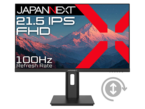 液晶ディスプレイ 21.5型/1920×1080/HDMI×1、VGA×1/ブラック/スピーカー有/2年保証