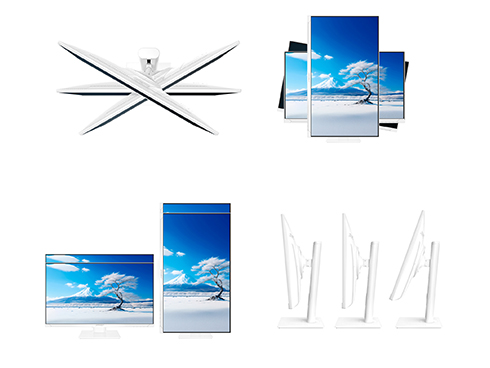 液晶ディスプレイ 23.8型/1920×1080/HDMI×1、VGA×1/ホワイト/スピーカー有/2年保証