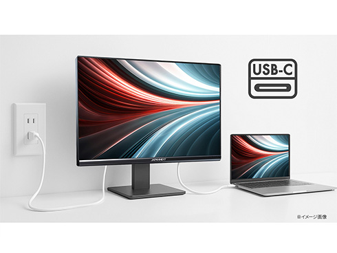 液晶ディスプレイ 23.8型/2560×1440/HDMI×1、DP×1、USB-C×1/ブラック/スピーカー無/2年保証