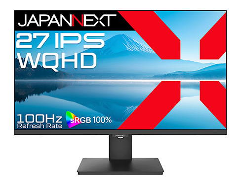 液晶ディスプレイ 27型/2560×1440/HDMI×1、DP×1、USB-C×1/ブラック/スピーカー有/2年保証