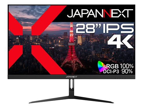 液晶ディスプレイ 28型/3840×2160/DP、HDMI×2/ブラック/スピーカー有/2年保証