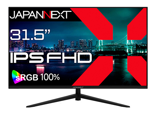 液晶ディスプレイ 31.5型/1920×1080/HDMI×1、VGA×1/ブラック/スピーカー有/2年保証