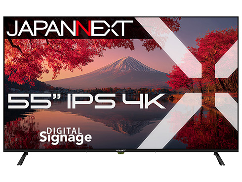 液晶ディスプレイ 55型/3840×2160/HDMI×3/ブラック/スピーカー有/2年保証