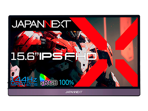 ゲーミング液晶ディスプレイ 15.6型/1920×1080/HDMI×1、USB-C×2/ブラック/スピーカー有/2年保証