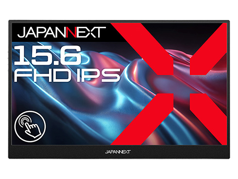 タッチパネル液晶ディスプレイ 15.6型/1920×1080/miniHDMI×1、USB-C×2/ツートン(ブラック/シルバー)/スピーカー有/2年保証