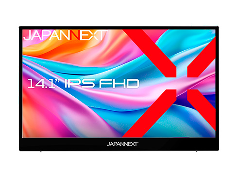 液晶ディスプレイ 14.1型/1920×1080/miniHDMI×1、USB-C×2/ブラック/スピーカー有/2年保証
