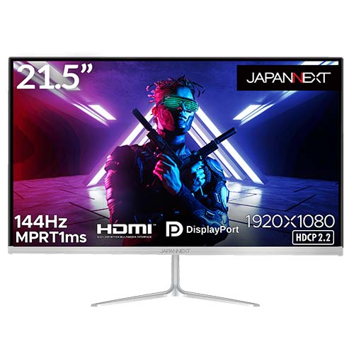 ゲーミング液晶ディスプレイ 21.5型/1920×1080/HDMI×1、DP×1/ブラック/スピーカー/2年保証