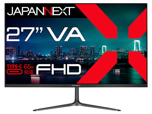 液晶ディスプレイ 27型/1920×1080/HDMI×1、USB-C×1/ブラック/スピーカー有/2年保証