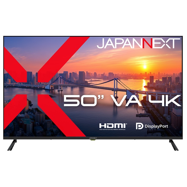 液晶ディスプレイ 50型/3840×2160/HDMI×2、DP×2/ブラック/スピーカー有/2年保証