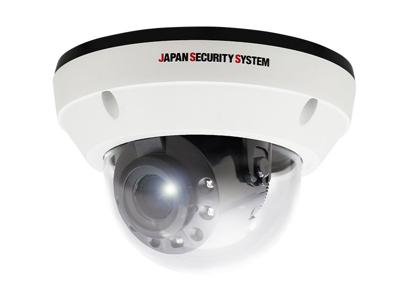 5年保証-アナログHD対応5メガピクセル 屋外ワンケーブルIRドーム型カメラ