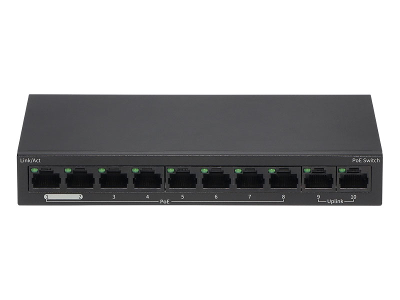 5年保証-8ポートPoEスイッチングハブ