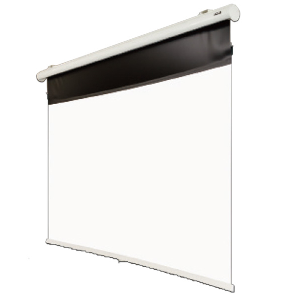 コンパクトケース一体型スプリング巻上式マグネットスクリーン 16:10/80型