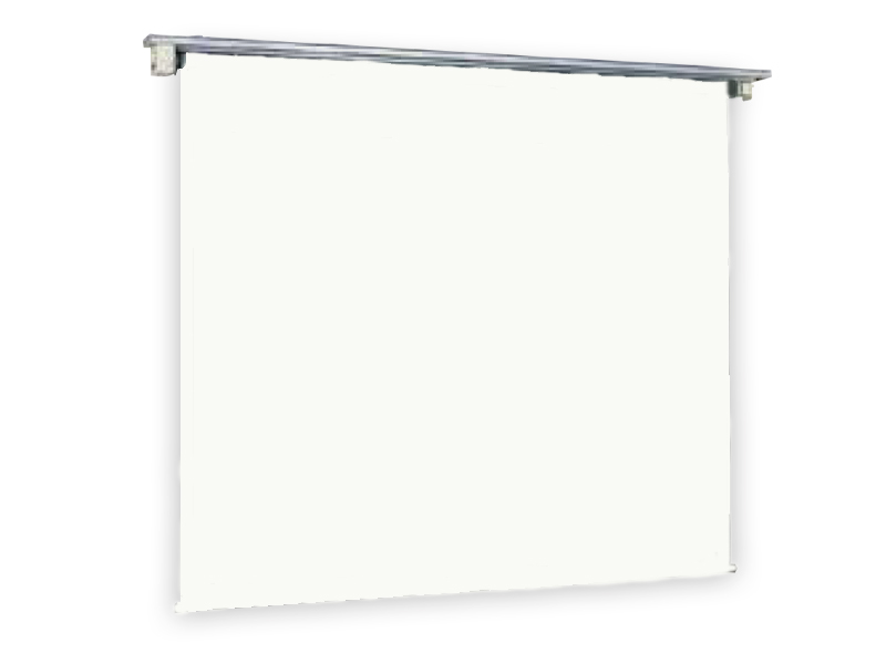 電動巻上スクリーン 天板タイプ 4:3/250型 オールホワイト