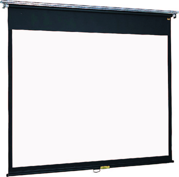 スプリング巻上スクリーン 天板タイプ 4:3/170型 ホワイト