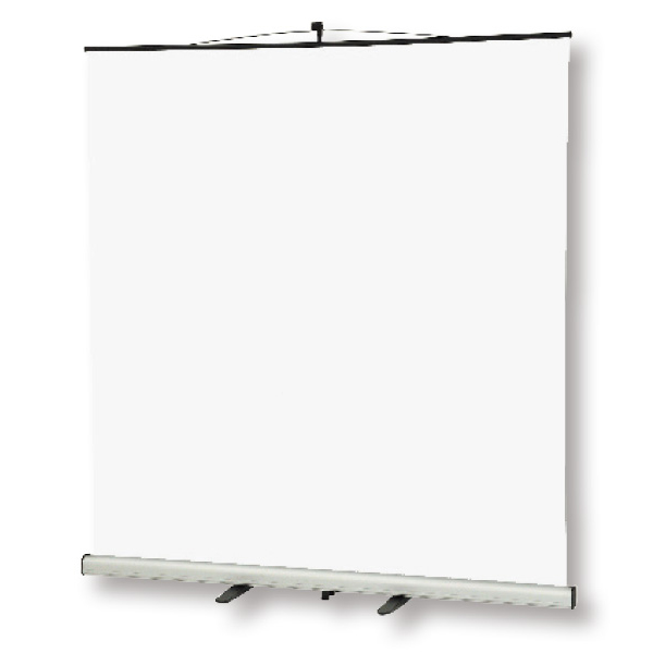 モバイルスクリーン フロアタイプ 伸縮ポール式 16:10/80型