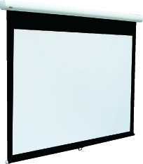 スプリング巻上スクリーン 150インチ ホワイト 16:9サイズ