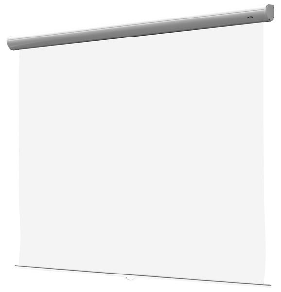 スプリング巻上スクリーン コストパフォーマンスモデル 16:9/80型 オールホワイト