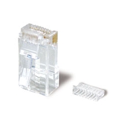 eプラグ/C5e対応モジュラープラグ 単線導体用 RJ-45 (10P/パック)
