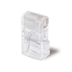 モジュラープラグ 単線導体用 RJ-45 (10P/パック)