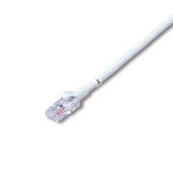 UTP LANクロスケーブル1000BASET- 白 より線導体 AWG24 X 4P 2m