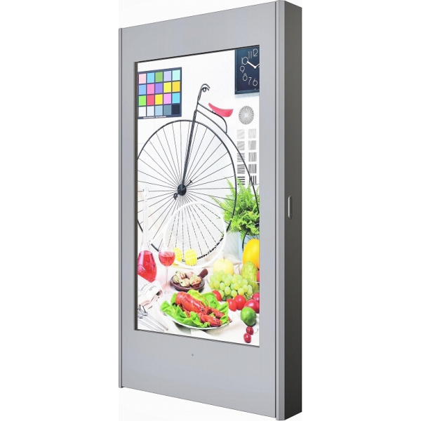 屋外75インチキオスクサイネージ 75型/3840×2160/HDMI/グレー/スピーカー:あり