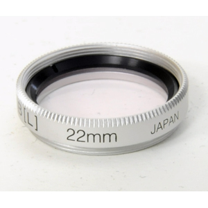 ライカ用フィルター 22mm（L） 白枠 1Bスカイライト