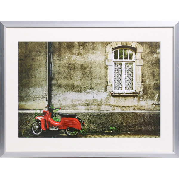 アタンド ワイド四切 シルバー/ホワイト AAT-W4-SW