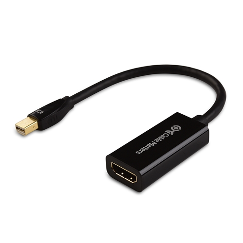 Cable Matters Mini DisplayPort HDMI 変換アダプタ （ブラック）