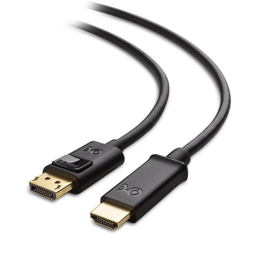 Cable Matters DisplayPort HDMI 変換ケーブル ディスプレイポート HDMI 変換 DP HDMI 変換ケーブル 1080P 金メッキコネクタ搭載 2m（ブラック）