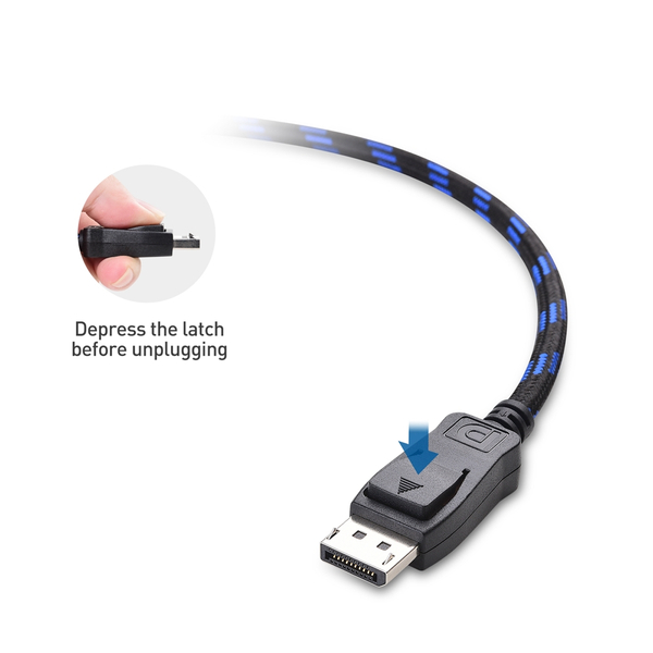 Cable Matters DisplayPortケーブル、オス-オス、1.8m、DP1.4対応、DP1.2