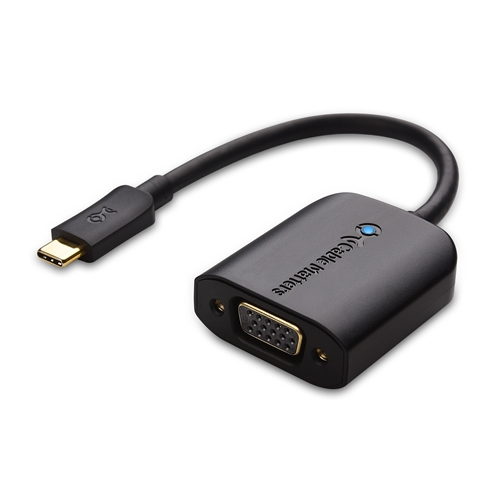 Cable Matters USB-C VGA 変換アダプター （ブラック）