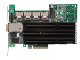 LSI00252 / 3ware PCIEx8(Gen2.0) SATA/SAS 6Gb/s 内部16/外部4ポートRAIDカード